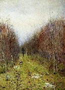 Isaac Levitan Autumn Landscape painting